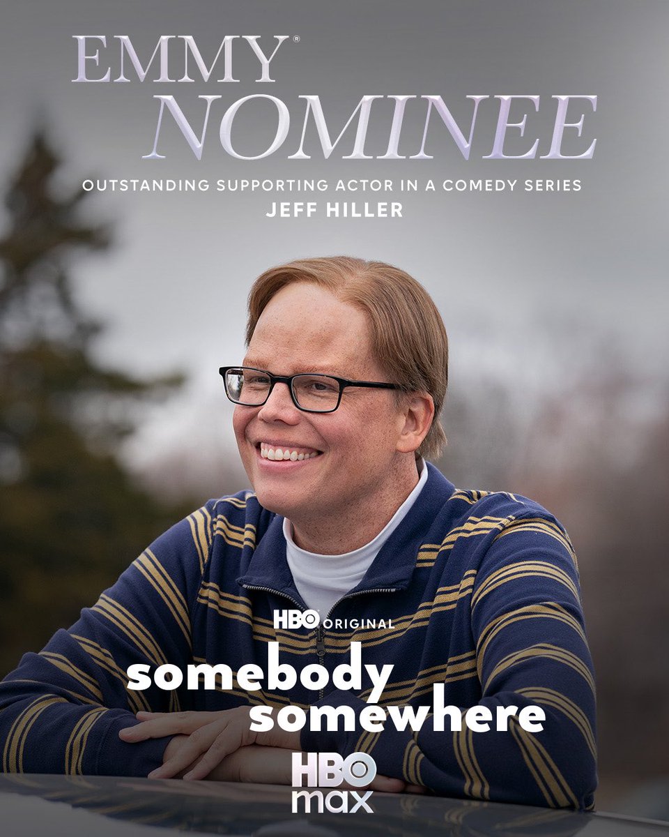 hbomax's tweet image. This calls for tini-tinis! #JeffHiller #SomebodySomewhere #Emmys