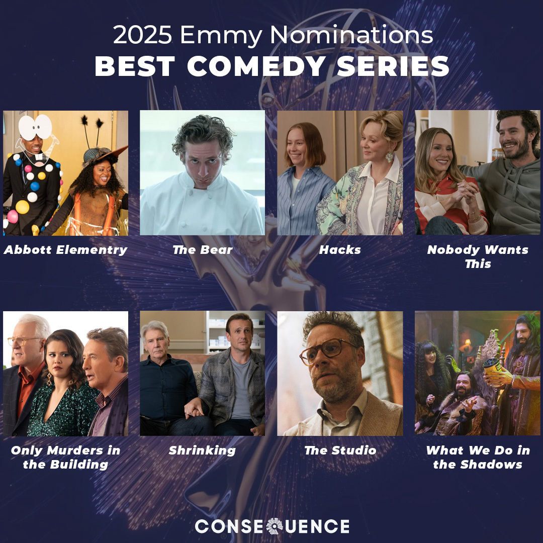 The 2025 Emmy nominees for Best Comedy Series.