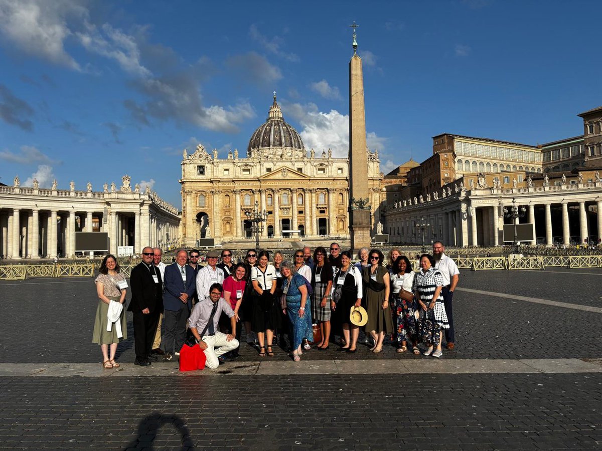 Sr. Jenn Schaaf, VP for Mission and Ministry,  is in Rome this week with other mission officers from across the country.  She is attending a seminar called "Carrying Charisms Forward Together: A Pilgrimage Journey in the Jubilee Year."