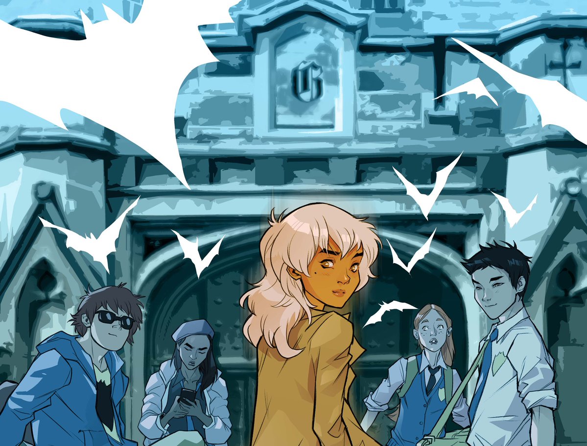 BatmanNewsCom's tweet image. Head back to school in DC Comics' upcoming miniseries "Gotham Academy: First Year" - batman-news.com/2025/07/15/hea…