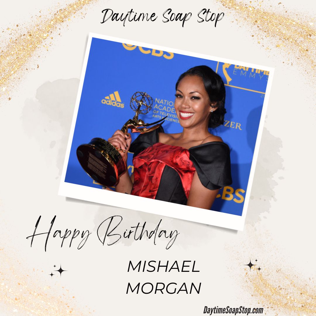 DaytimeSoapStop's tweet photo. Join us in celebrating the talented Mishael Morgan, a true trailblazer and Daytime Emmy Award winner!
#HappyBirthday #MishaelMorgan #DaytimeEmmys #YR #YoungAndTheRestless #HilaryCurtis #AmandaSinclair https://t.co/Ip3y9RZ73B