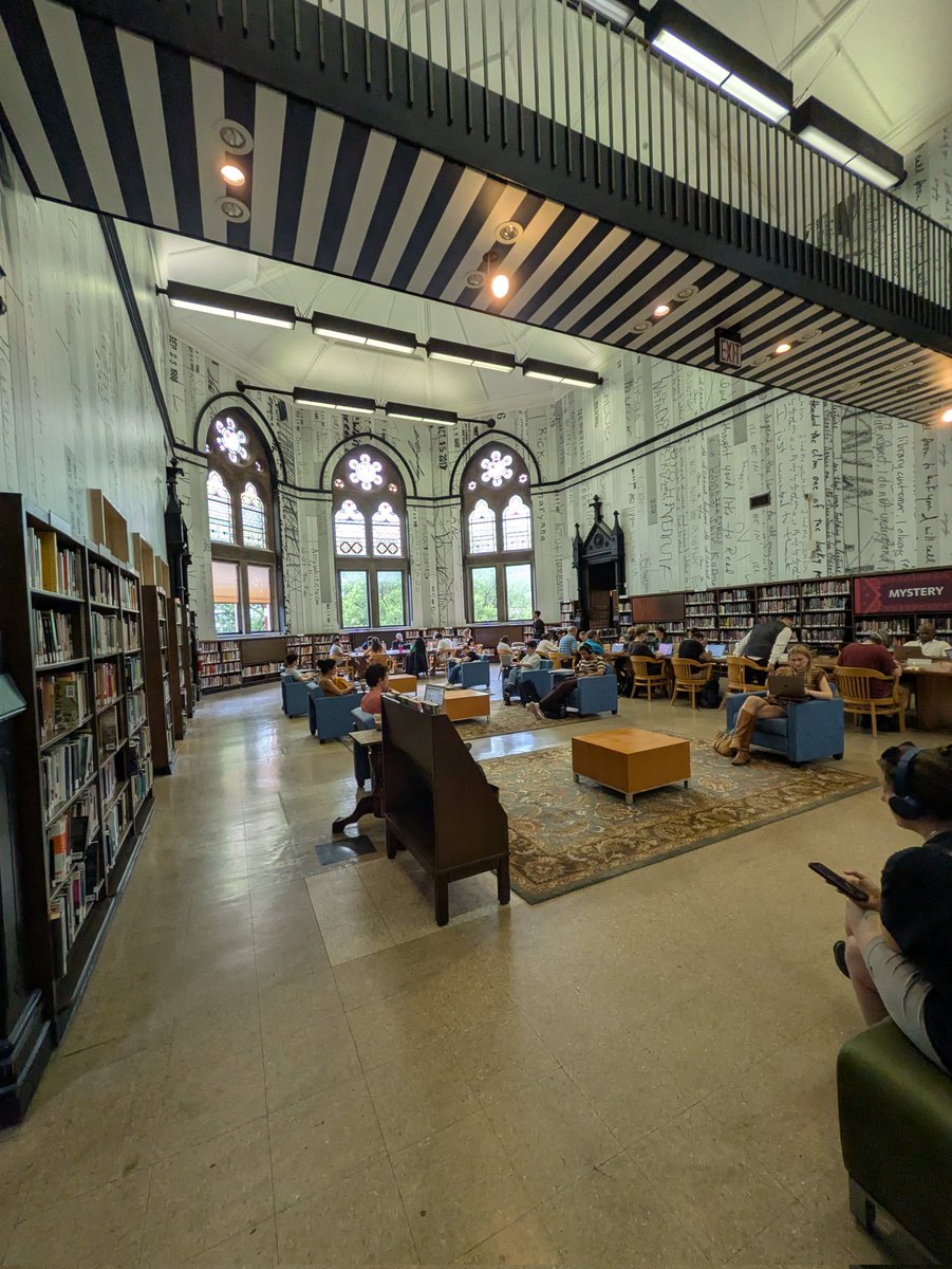 TedMerz's tweet image. Spending the day at the Jefferson Market Library in the West Village. One of the great places to work remotely.