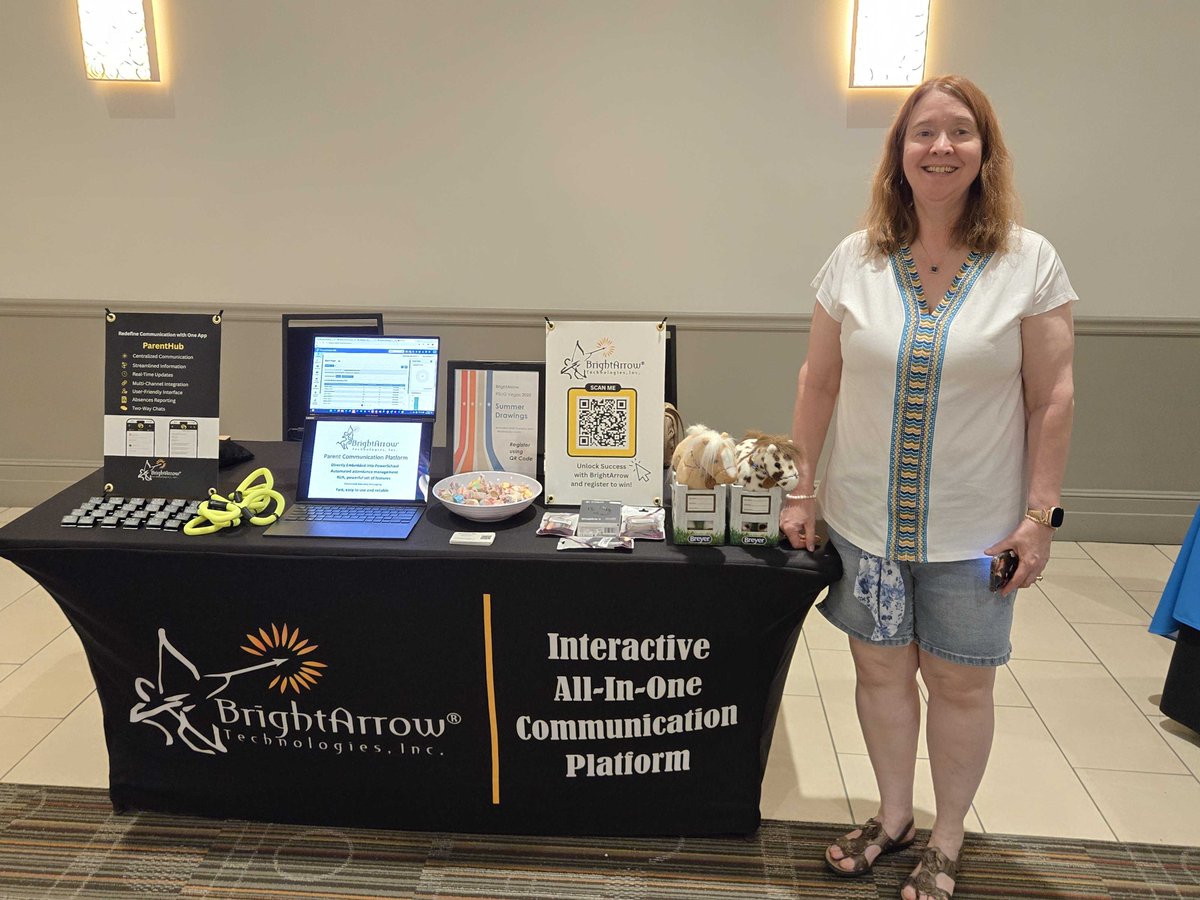 BrightArrowTech's tweet image. 🎲 BrightArrow is in Vegas! ✨

We’re excited to be exhibiting at the 2025 National PSUG West Event in Las Vegas!

Stop by our booth to learn how BrightArrow is transforming K-12 communication with powerful automation, flexible tools, and our ParentHub two-way messaging app.