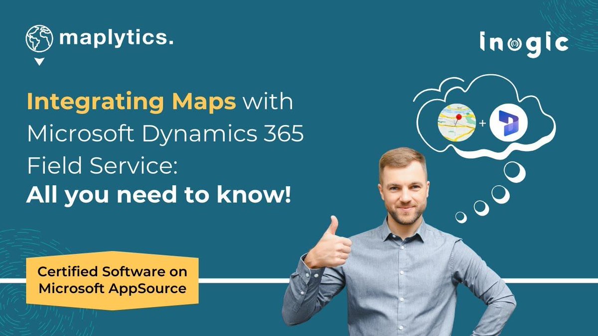Maplytics's tweet image. Integrating Maps with Microsoft Dynamics 365 Field Service: All you need to know!

bit.ly/3V2G6ah

#MapsIntegration #Fieldservices #Territorymanagement #microsoft365