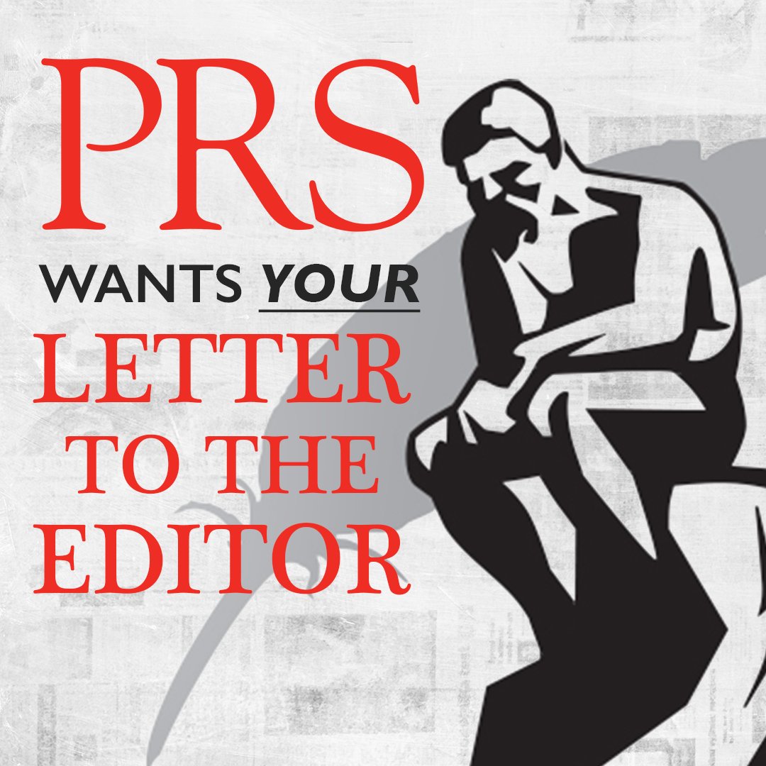 prsjournal's tweet image. PRS wants your Letter to the Editor! 📝 Submit yours within 2 months of the article’s publication at l8r.it/X0GU. We’re ready for more of your great insights!