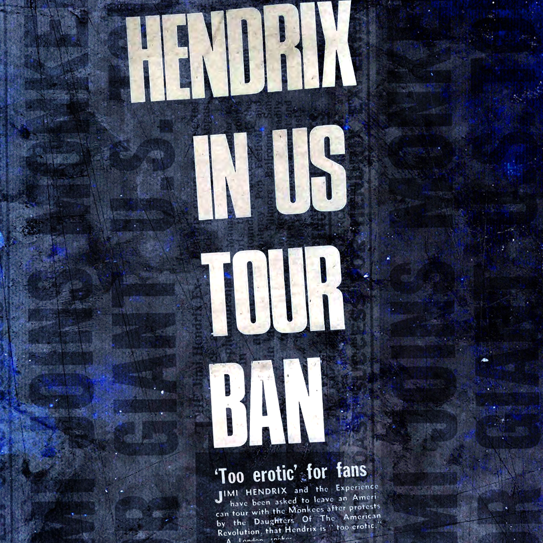 JimiHendrix's tweet image. An unnamed Hendrix spokesperson announced to the press, 'Hendrix has been bared from the tour and he quit last weekend. The Daughters Of The American Revolution decided that his act was too erotic for the seven to twelve year old audiences attracted by The Monkees." As a result,…