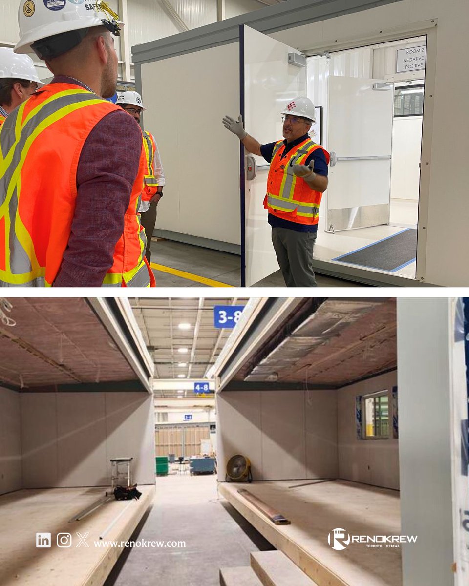 renokrew's tweet image. The Renokrew and Workshop Architect team spent the day at Fero International&apos;s facility, learning how modular construction will soon benefit our upcoming supportive and social housing, as well as critical infrastructure projects.

One thing that stood out to our team is the speed…