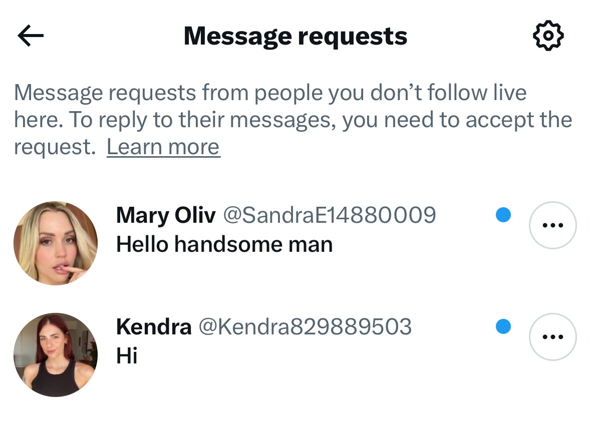 my DMs after posting yet another 20 like, 2 retweet banger