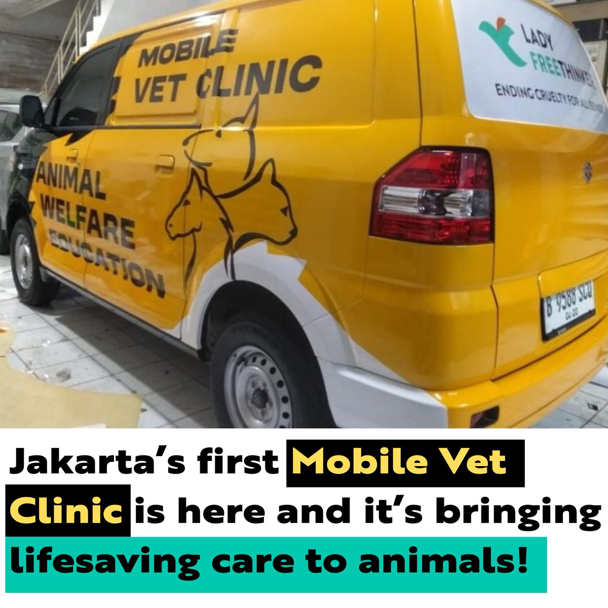 Jakarta’s 1st Mobile Vet Clinic is now on the road! Free vet care for carriage horses, strays, &amp; more — reaching animals who’ve never known help before. You made this possible! Read more:

ladyfreethinker.org/bringing-hope-…