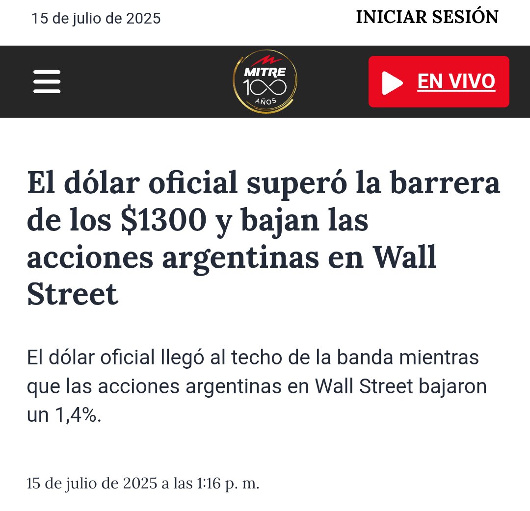 Se disparó el dólar. No importa cuándo leas esto.