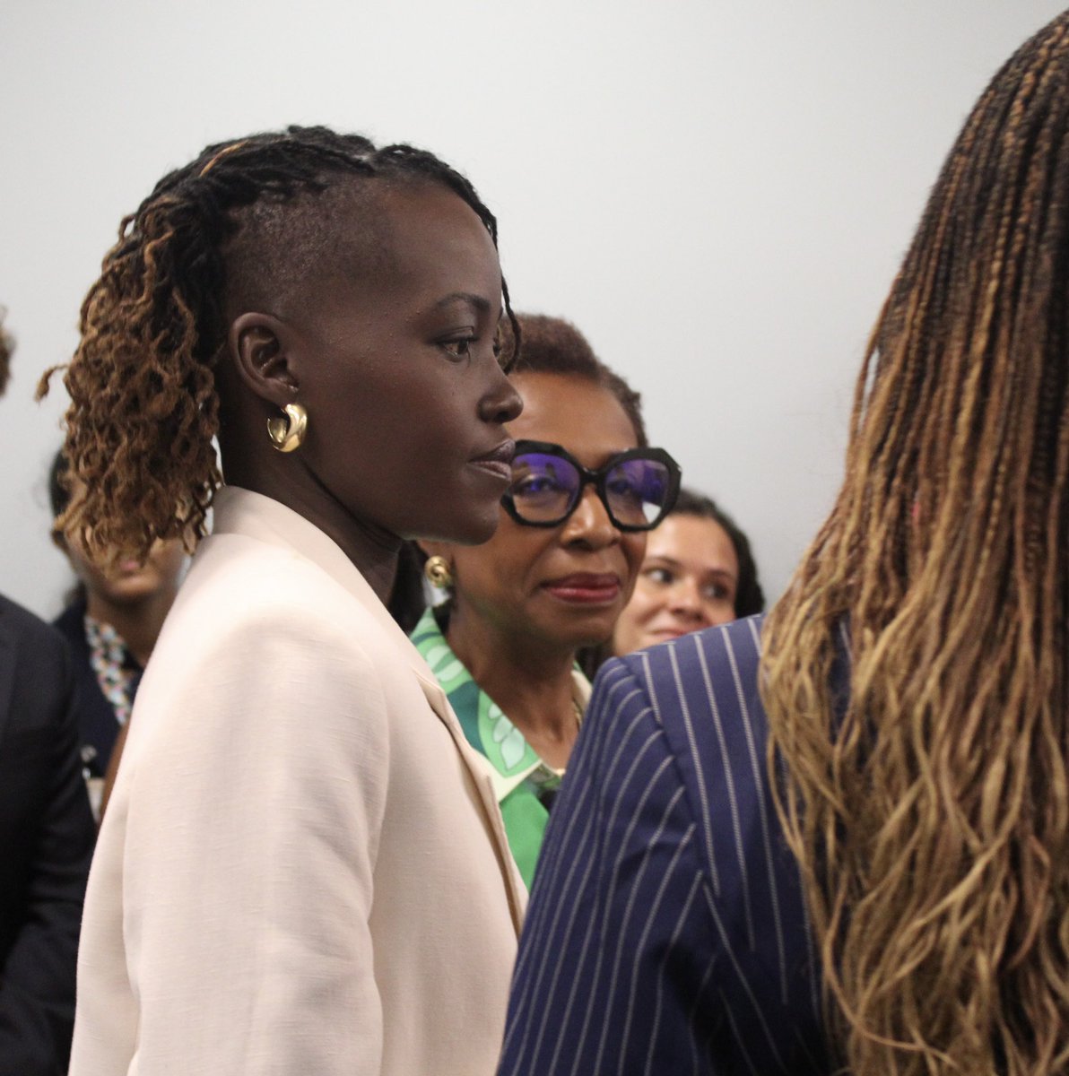 RepYvetteClarke's tweet image. Today, I hosted a very important roundtable discussion to bring awareness to uterine health, where I was honored to be joined by @Lupita_Nyongo who shed light on her own experiences with the severe impacts of uterine fibroids. Our conversation was filled with tears and a myriad…