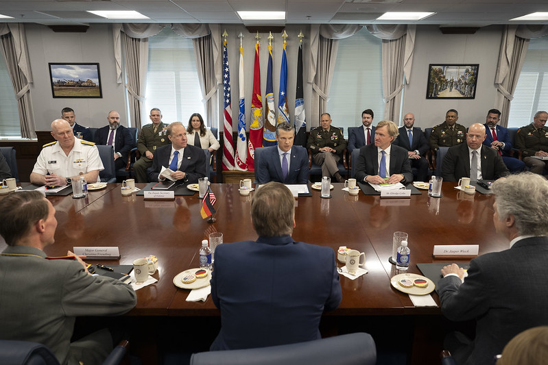Under Secretary of Defense Elbridge Colby (@usdpcolby) on Twitter photo It was a privilege to participate in <a href="/SecDef/">Secretary of Defense Pete Hegseth</a> meetings with <a href="/SecGenNATO/">Mark Rutte</a> and German Defense Minister Boris Pistorius in the Pentagon this week. NATO is stepping up in historic ways under President Trump's leadership. Minister Pistorius rightly noted “NATO must become more European It was a privilege to participate in <a href="/SecDef/">Secretary of Defense Pete Hegseth</a> meetings with <a href="/SecGenNATO/">Mark Rutte</a> and German Defense Minister Boris Pistorius in the Pentagon this week. NATO is stepping up in historic ways under President Trump's leadership. Minister Pistorius rightly noted “NATO must become more European