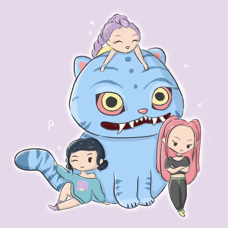 user1312755's tweet photo. HUNTR/X with derpy 💜 #artph #kpdh https://t.co/PrZcTm7SV2