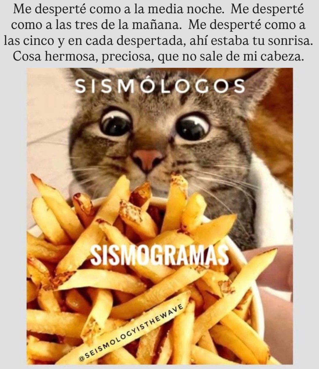 😐

#SeismologyIsTheWave
#LaSismologíaEsLaOnda