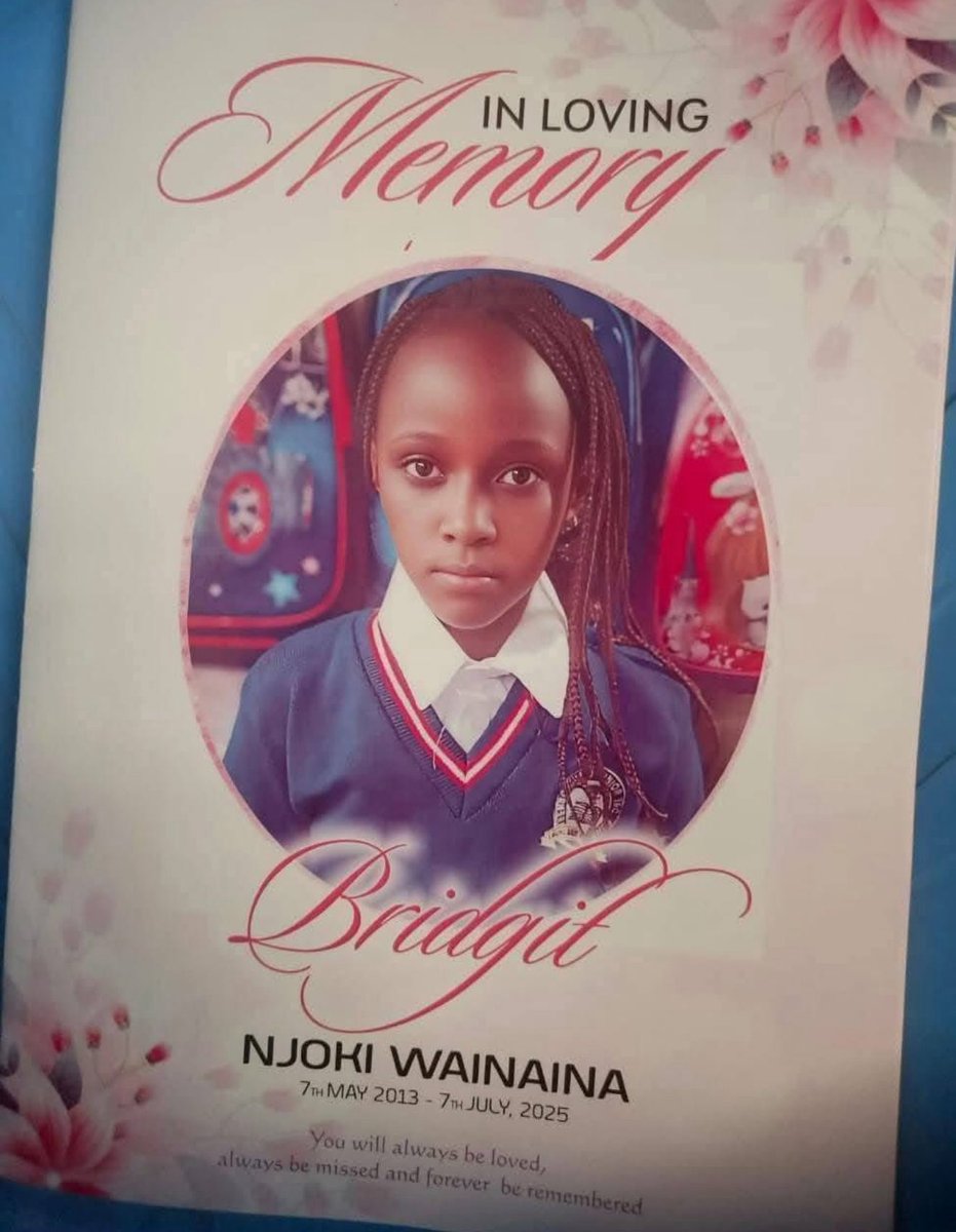 Rest in power Baby Bridgit Njoki🙏

A life stolen too soon😭