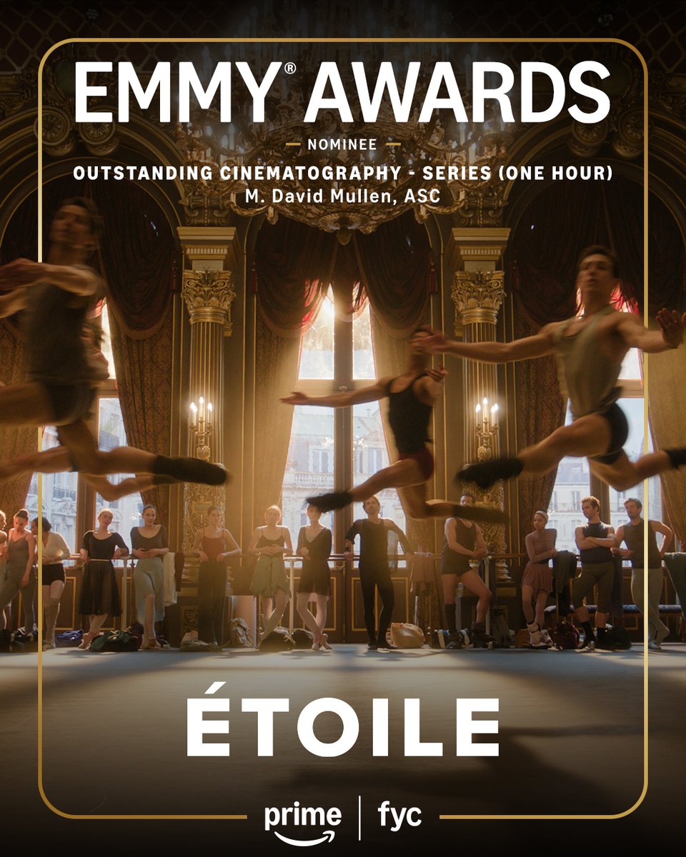 Congratulations to M. David Mullen, ASC and the Étoile team on their Emmy nomination for Outstanding Cinematography - Series (One Hour)! #Emmys