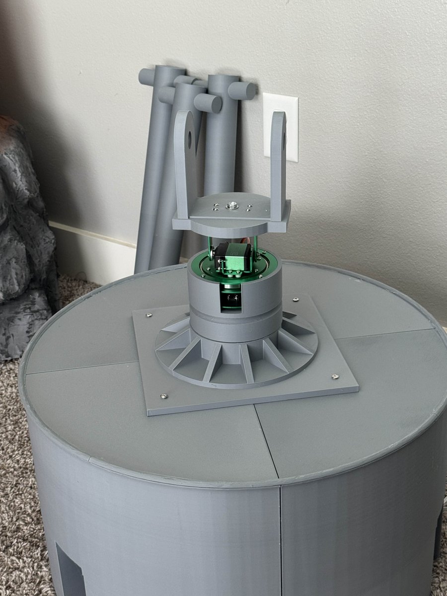sometimes_lone's tweet image. The auto turret is making progress.