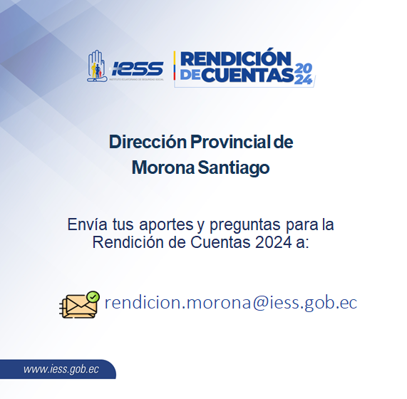#IESSteInforma| Mira la #RendiciónDeCuentasIESS2024 de la Dirección Provincial Morona Santiago.
📷 Video completo en el siguiente link
youtu.be/sOHBNAGeTzA