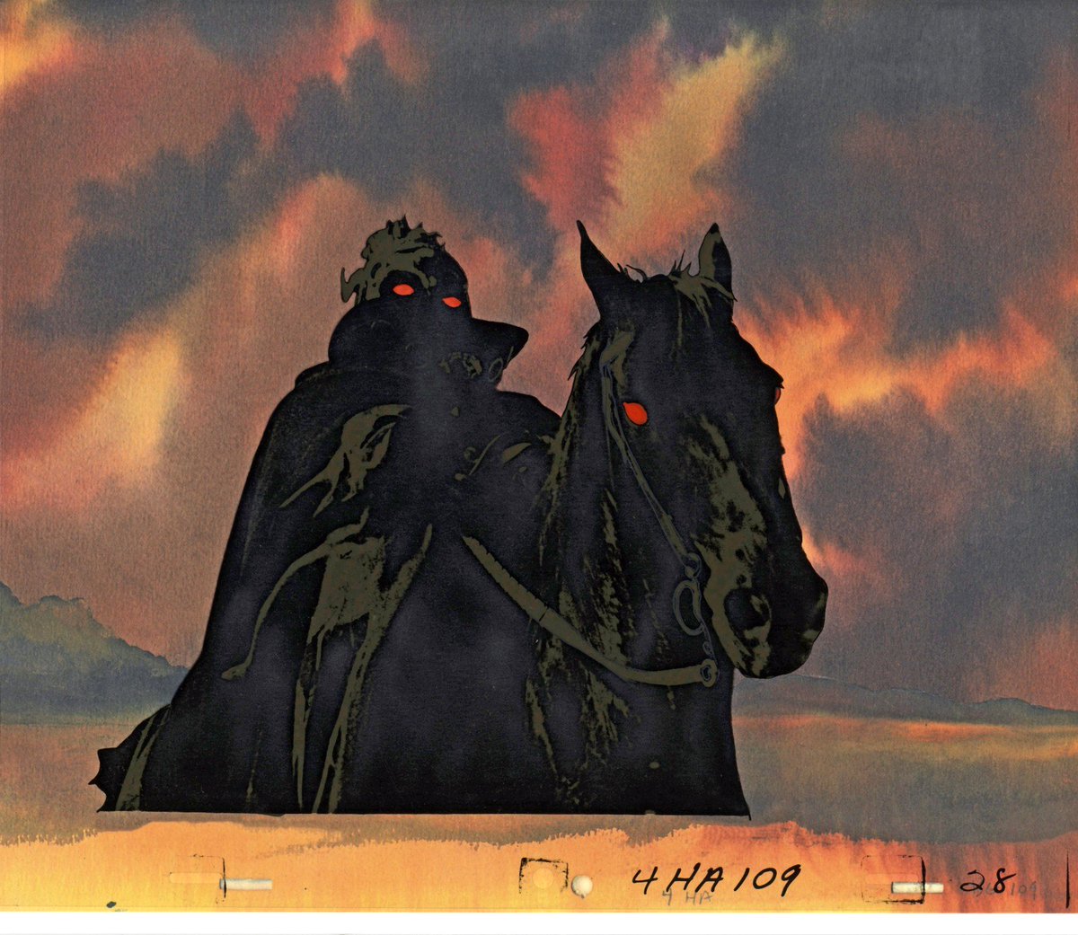 Very rare, original #LordOfTheRings (1978) production cel art is now at our ebay shop. 

Get your #Nazgul cel autographed by Bakshi!

ebay.com/str/bakshianim…