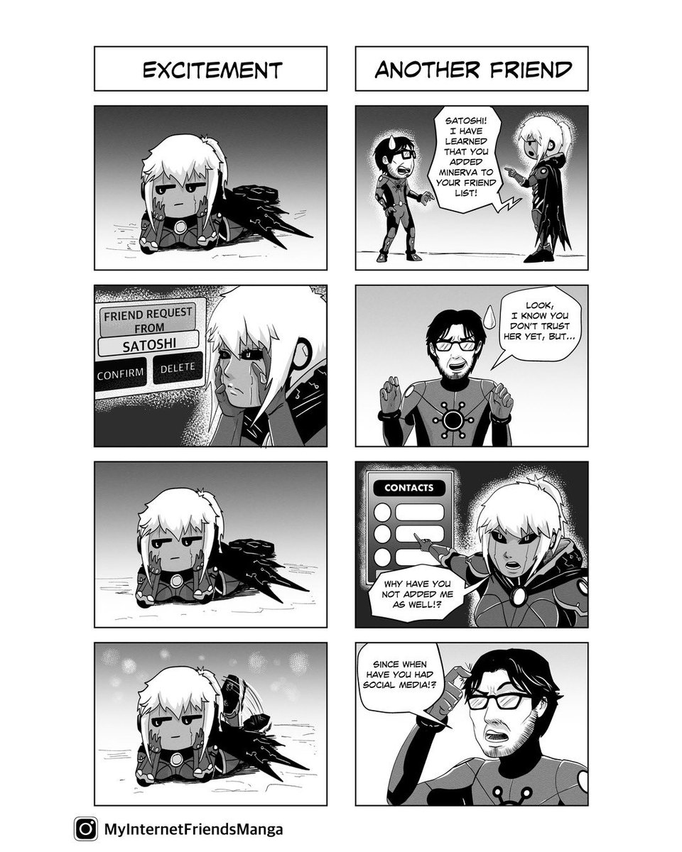 AllenYorkWu's tweet image. If you want to keep up to date on My Internet Friends, please follow the official accounts on IG and Bluesky. We post a new 4Koma every Sunday!