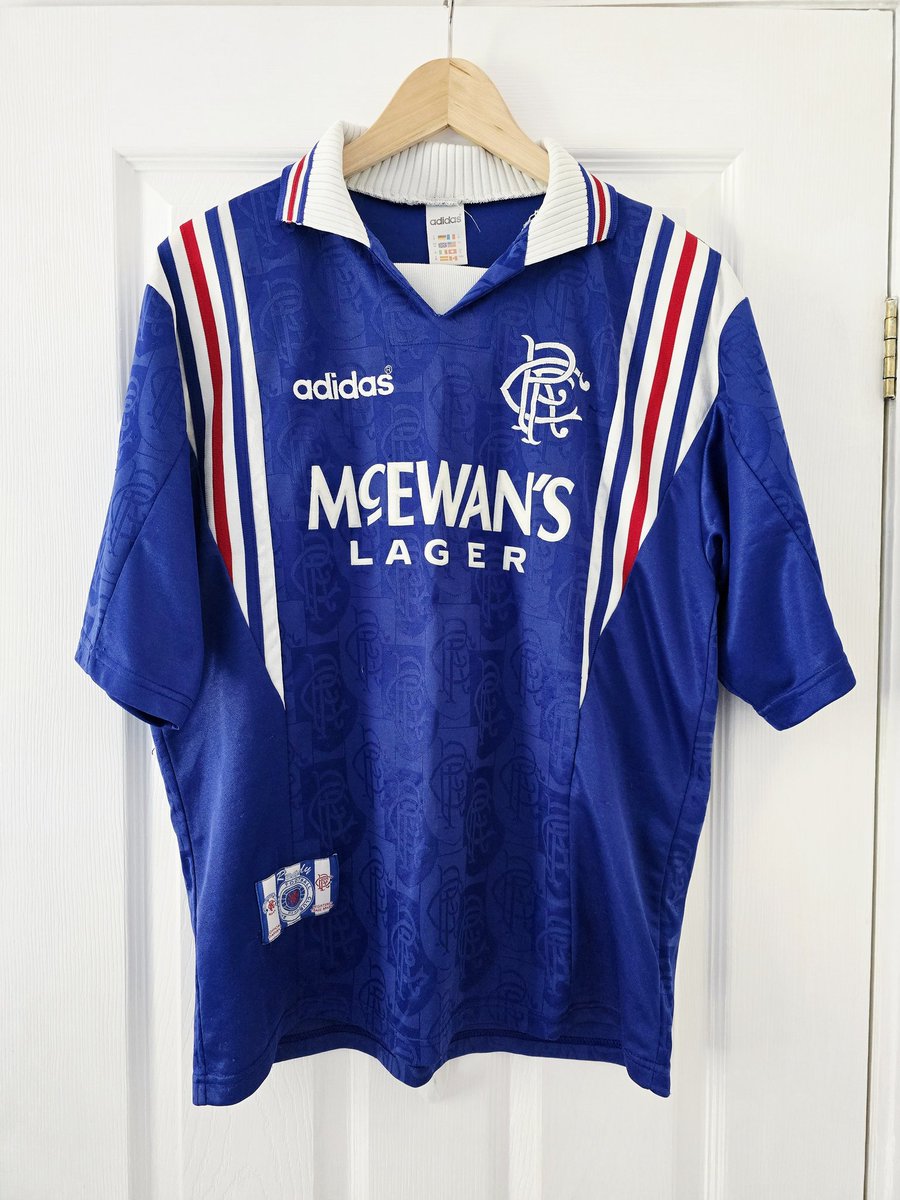 Classic Adidas 🔴⚪🔵

1994 Third - Large £140
1994 Home - Large £130
1996 Home - Medium £120

All very good condition 👌 
Prices include postage ✉️ 
Shares appreciated 🤝 

#RangersFC