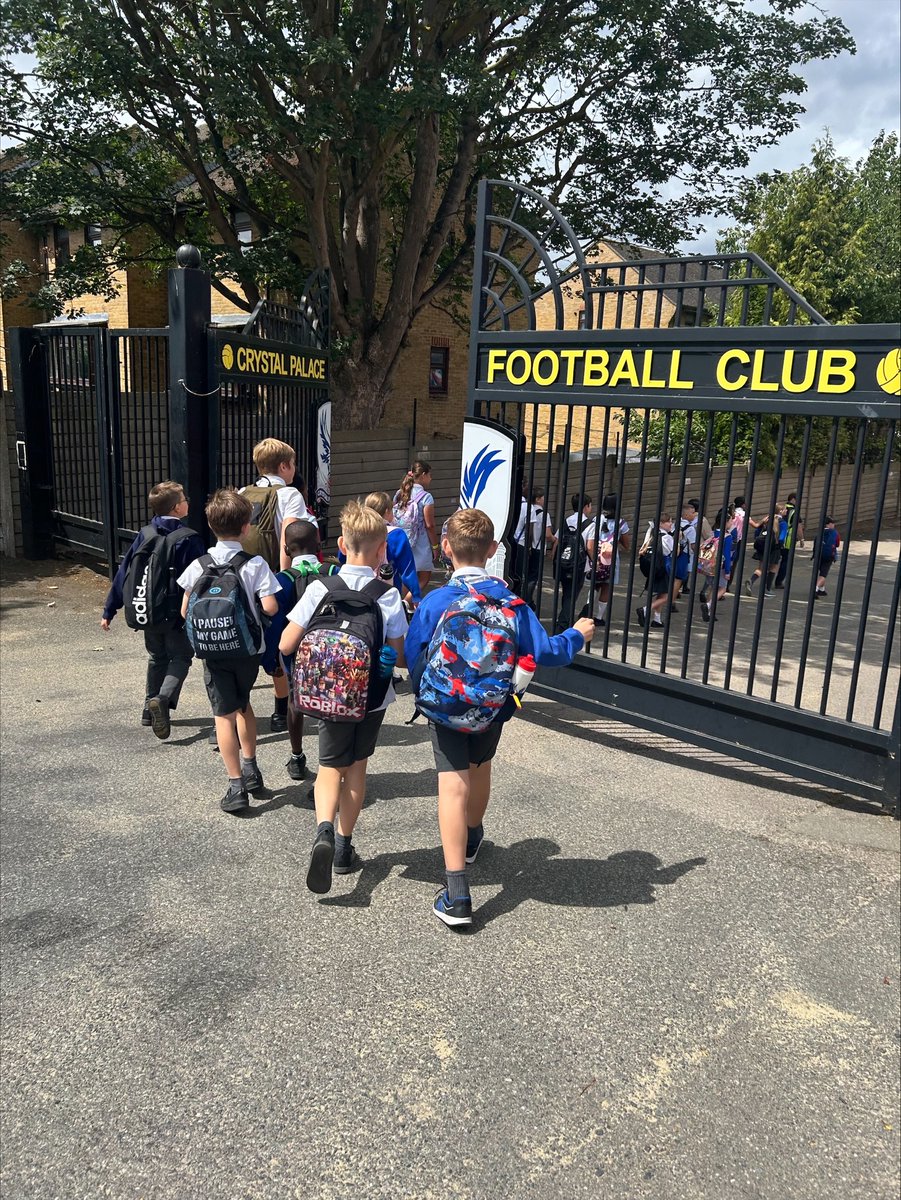 We were lucky enough to visit Crystal Palace today, building on the great work that has already been done by them coming in and taking groups at school.