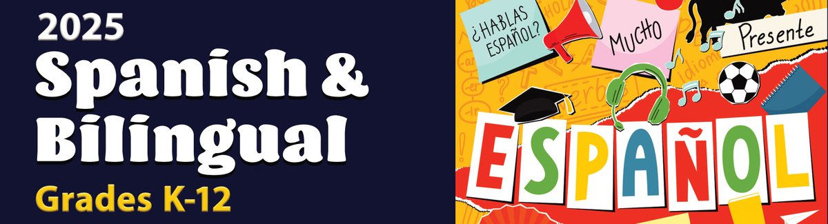 THE BEST SPANISH-BILINGUAL TITLES:  Check out our 2025 Spanish &amp; Bilingual Brochure for grades K-12, perma-bound.com/catalog/spanis…! #school #library #curriculum #Spanish #Bilingual #DualLanguage #reading #elementary #middlegrade #highschool
