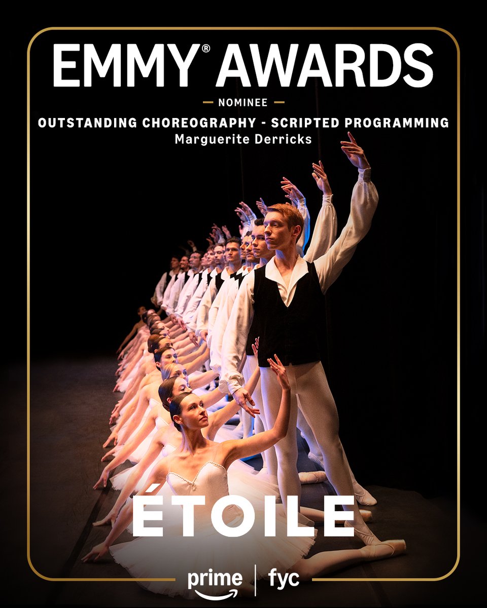 Congratulations to Marguerite Derricks and the Étoile team on the Emmy nomination for Outstanding Choreography - Scripted Programming! #Emmys