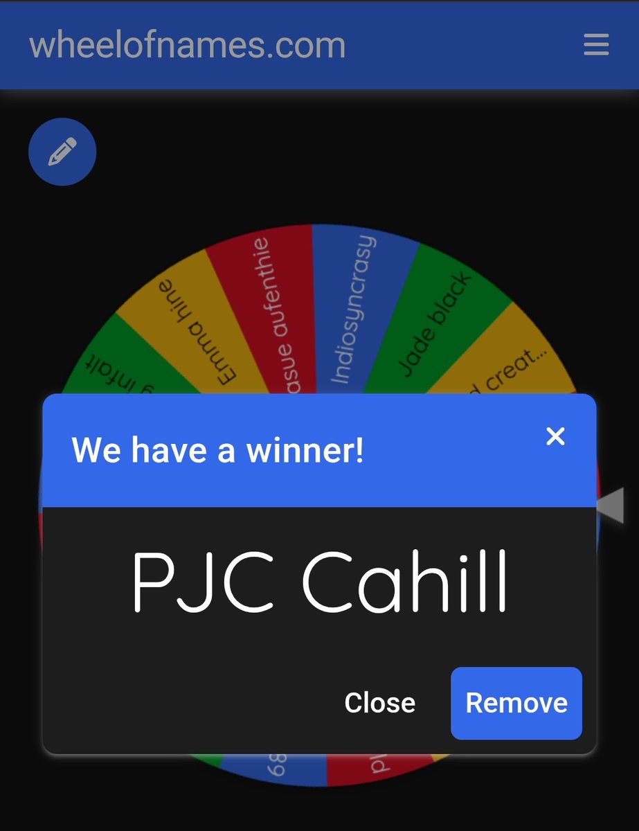 BoldickV's tweet image. I had a lovely weekend (photos forthcoming) but it's time to announce the giveaway winners.
Congratulations 🎊 and thank you to everyone for participating! I have messaged the winners so please look at your DM's so I can get your information 😊
Once again, Congratulations 🎊