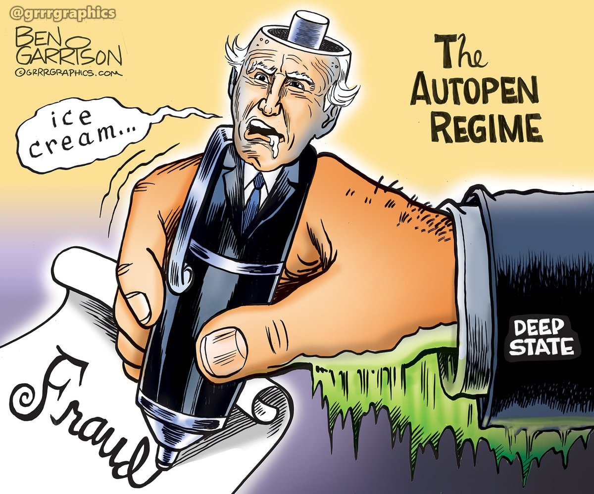 The Autopen Regime
New Ben Garrison cartoon

Joe Biden assured The New York Times he was lucid when he authorized the use of the autopen, as well as his personal awareness of what it was used for and his mental acumen in recalling his “standards” for every pardon, clemency,