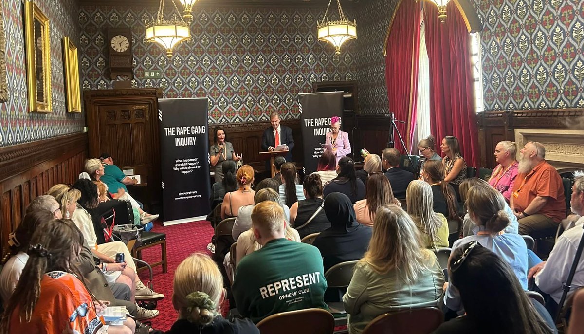 Proud of the survivors of CofE Church based gang rape at the Inquiry today in the Houses of Parliament. Also great that Superb lawyers such as David Greenwood were there to help.   Why whenever there is horrendous abuse is the CofE involved in it somehow?