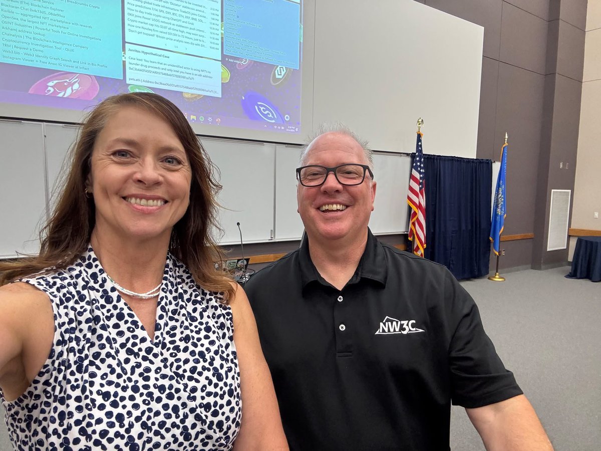 We had a great class in South Dakota this week, taught by High-Tech Crime Specialist Billy Rodgers!

Thank you to the <a href="/SDAttorneyGen/">SD Attorney General Marty Jackley</a> Office Consumer Protection for sponsoring this exclusive class on crypto investigations!

<a href="/AricaKulm/">Arica Kulm</a>