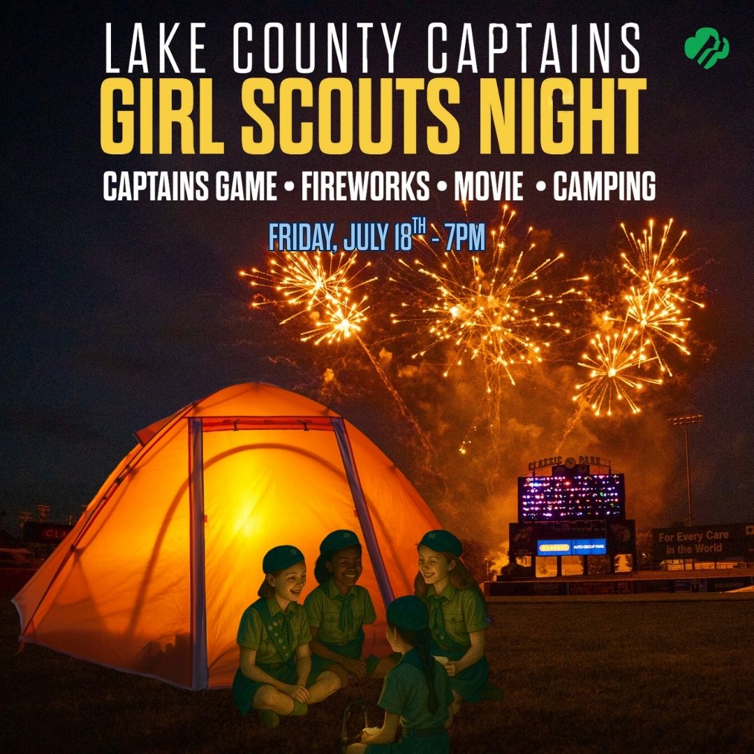 a movie, a snack, and your tent under the stars.

girl scouts campout is THIS FRIDAY, JULY 18!

the sleepover of the summer starts here 🌟

tickets goin’ fast — get yours now!
🎟️ bit.ly/44wG8vX