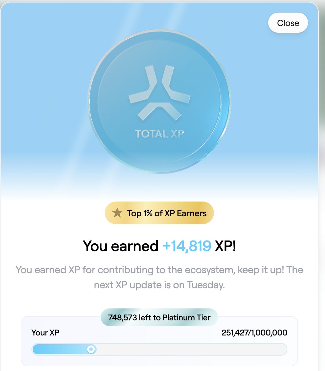 Zenman_0x's tweet image. It's a real thrill to reveal weekly @AbstractChain XP.
It wasn't much, but it's honest work.
On the other hand I'm pleased with my PnL for the last week 🚀