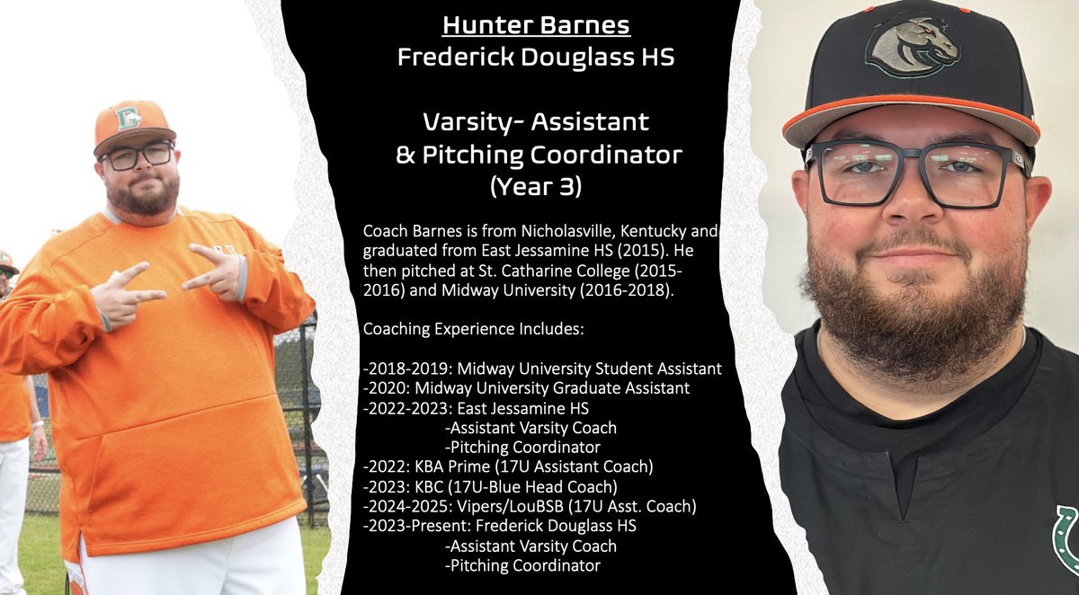 🐎🐎Hunter Barnes🐎🐎

Varsity Assistant/Pitching Coach
Program Pitching Coordinator

#stampede🐎