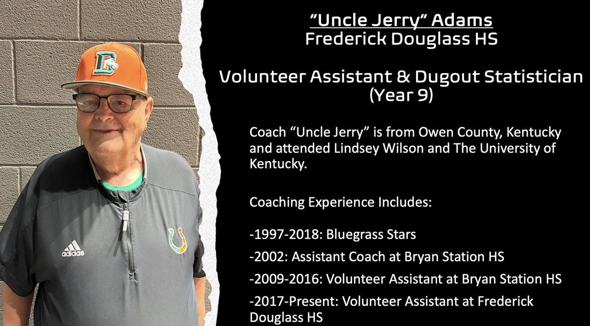 🐎🐎”Uncle Jerry” Adams🐎🐎

Volunteer Assistant &amp; Statistician

#stampede🐎