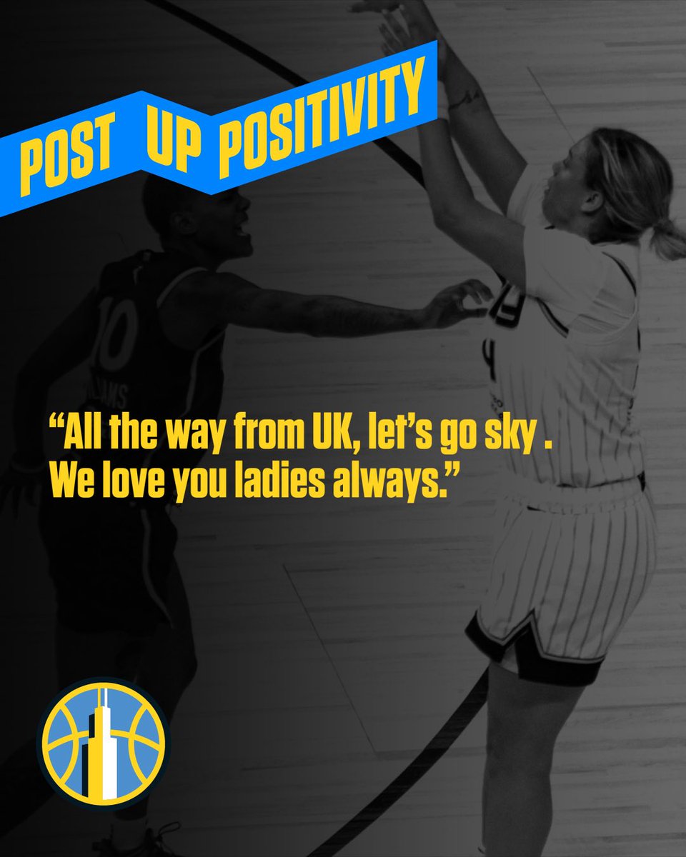 chicagosky's tweet image. we asked, y’all delivered🙂‍↕️

thank you skytown for showing our players love all season long 🥰

#PostUpPosivity | #skytown