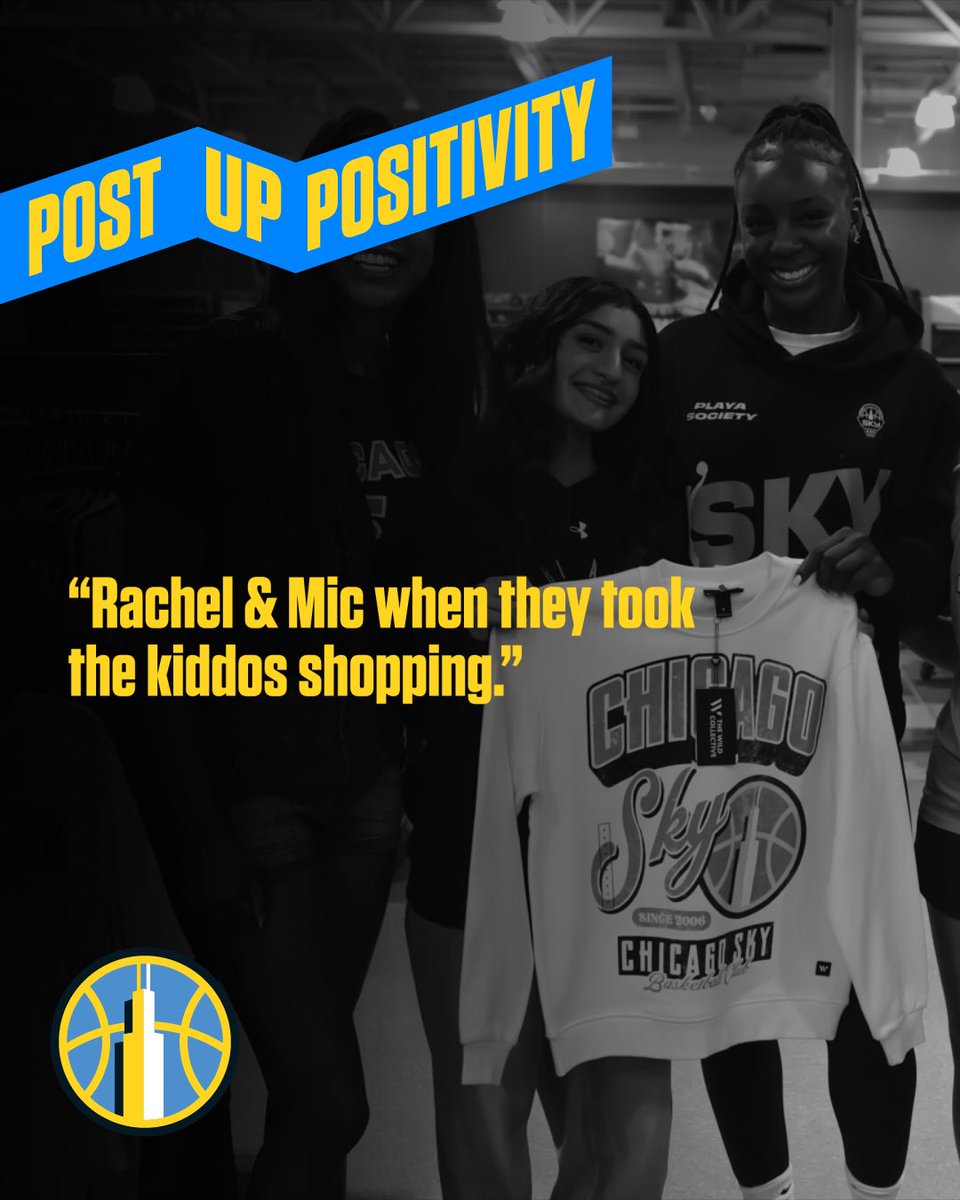 chicagosky's tweet image. we asked, y’all delivered🙂‍↕️

thank you skytown for showing our players love all season long 🥰

#PostUpPosivity | #skytown