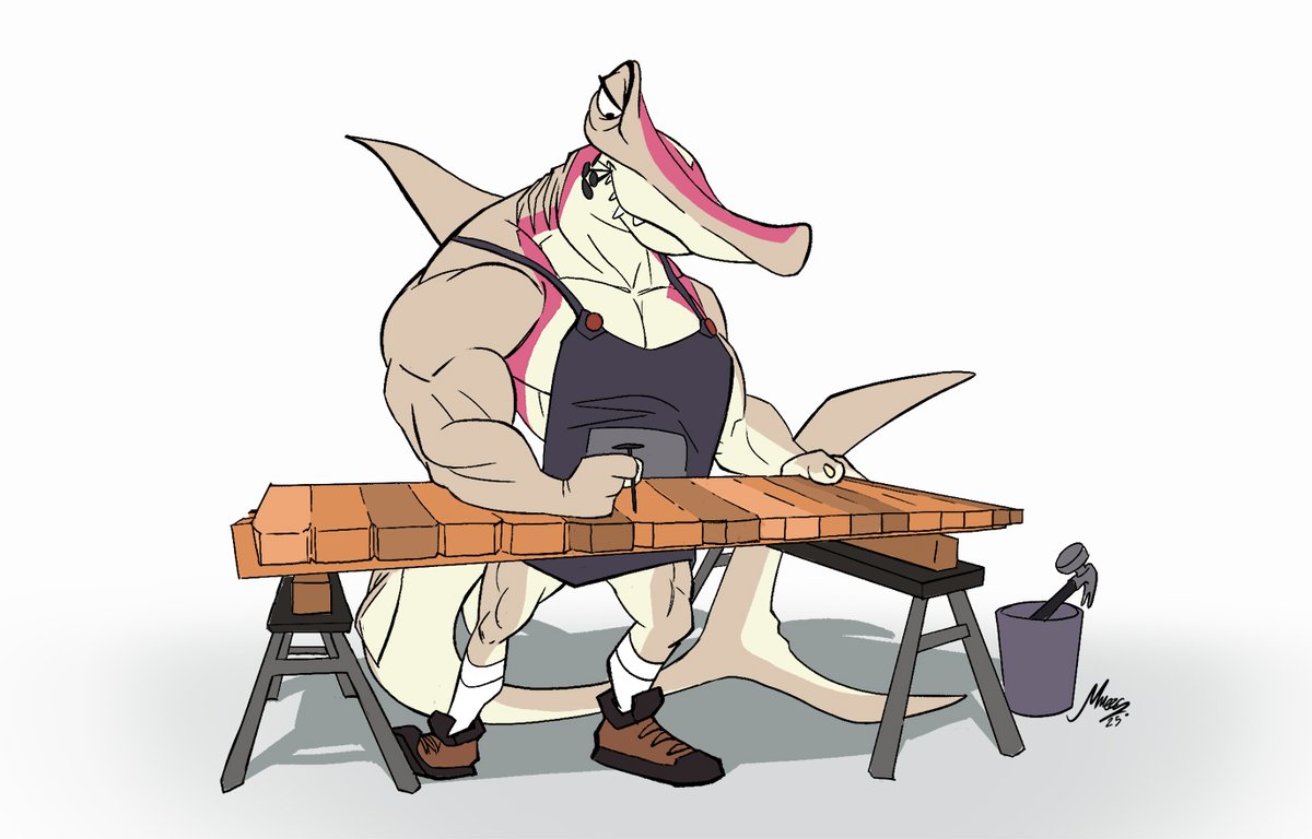 meza0411's tweet image. Real hammerheads don&apos;t need hammers! Be the hammer!  🛠💪