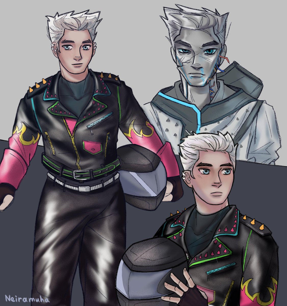 Neiramuha's tweet image. I have had a few sketches of Zane lying around for a while and I finally finished them
#ninjago #ninjagozane
