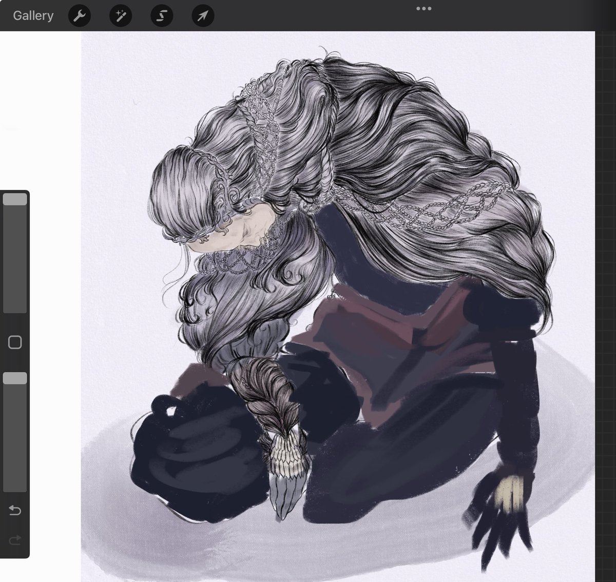 amberrdoe's tweet image. I’m also reworking this old thiollier art (ogs will remember the original) #ELDENRING