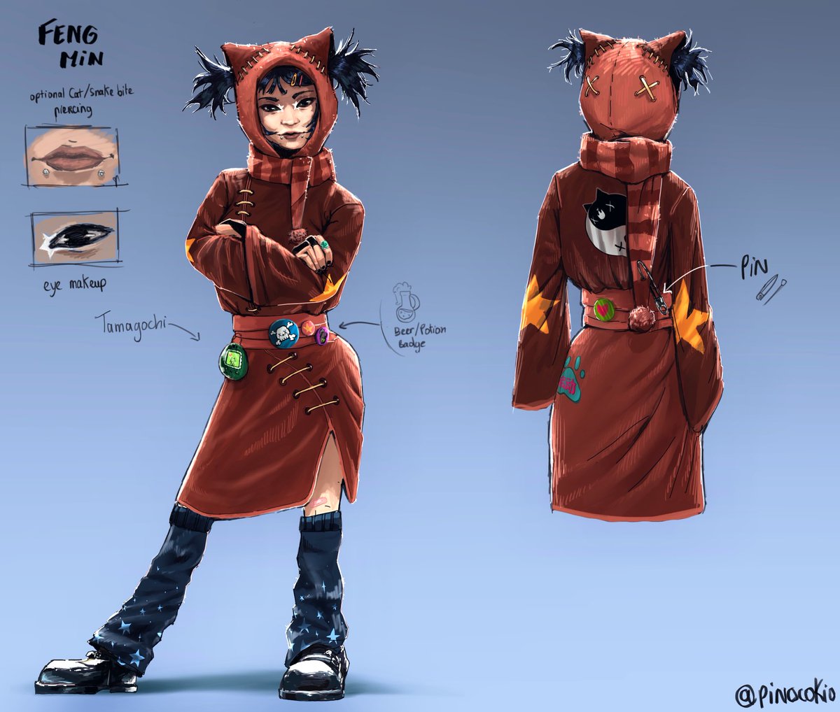 hihi here my concept art of Feng min for the Dbd contest :D!

#DeadbyDaylight #Dbd #dbdcosmeticcontest