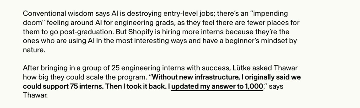Jeff Richards (@jrichlive) on Twitter photo Excellent read for leadership teams working to embrace AI. And a message <a href="/GarrettLord/">Garrett Lord</a> <a href="/joinHandshake/">Handshake</a> has been promoting re the value of entry-level hires/recent grads... Excellent read for leadership teams working to embrace AI. And a message <a href="/GarrettLord/">Garrett Lord</a> <a href="/joinHandshake/">Handshake</a> has been promoting re the value of entry-level hires/recent grads...