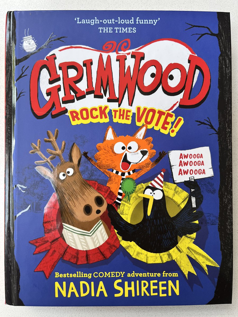 🚨 GIVEAWAY 🚨 
I have THREE copies of the newest Grimwood adventure, Rock the Vote, to give away (it’s not out until 31/7!). To be in with a chance of winning, follow me &amp; tag 2 friends so the 3 of you could win 🤞 Closes 18/7 at 7pm. UK only.