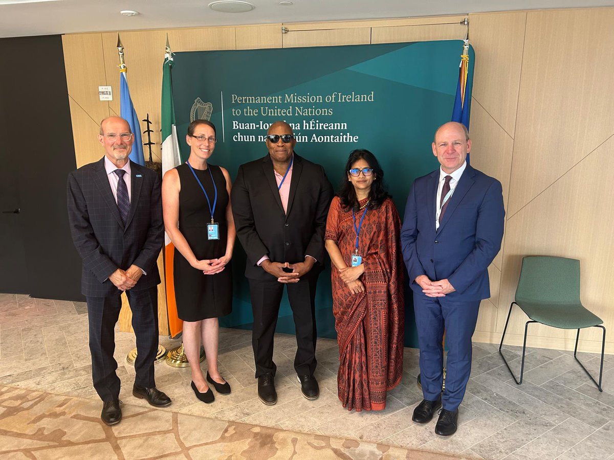 IrishMissionUN's tweet image. Today, 🇮🇪 hosted a meeting of the Friends of Vision with 🇦🇬 🇧🇩 + @WHO @IAPB1 

We welcome the increased focus on the #VisionForEveryone agenda during the 🇺🇳 High Level Political Forum and look forward to advancing it further during #UNGA80 High Level Week.