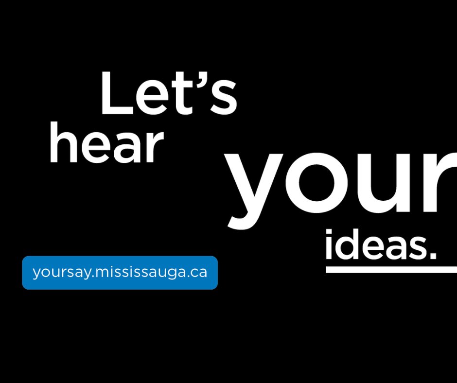 Do you have any thoughts or suggestions about City projects or initiatives? 

We invite you to share your ideas, feedback, and input on public consultations taking place across Mississauga this July.

Learn more: bit.ly/3TvTPFa