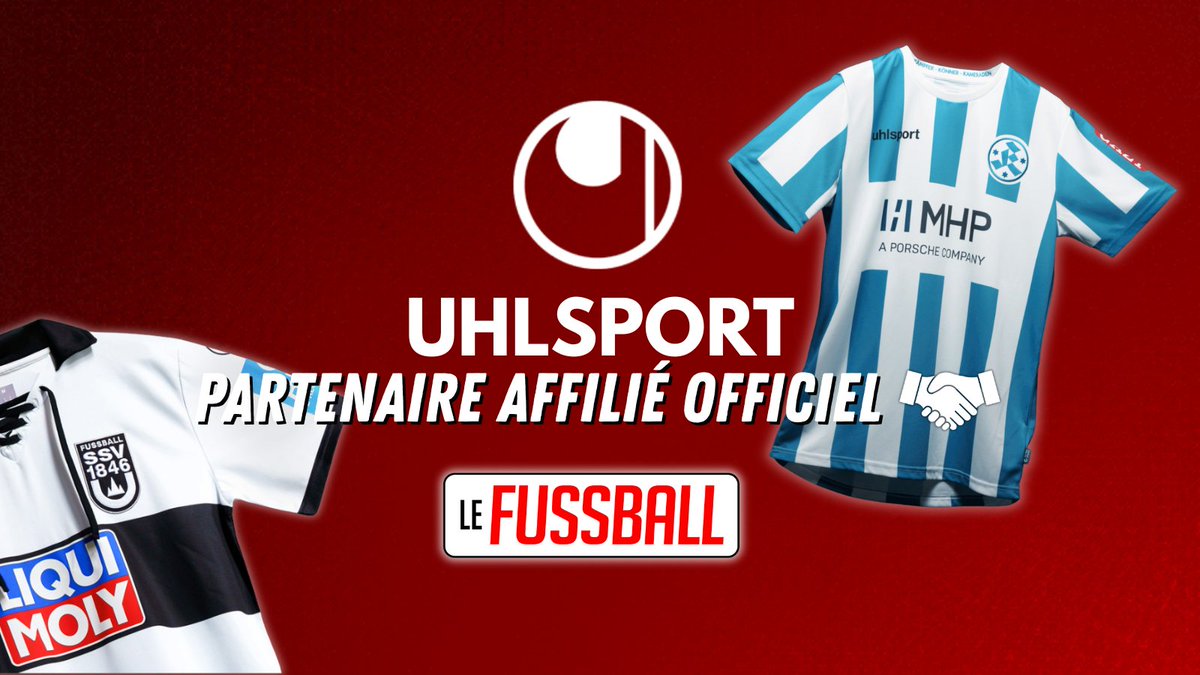 🚨OFFICIEL !💥

Le Fussball Media devient PARTENAIRE AFFILIÉ OFFICIEL d'Uhlsport, équipementiers historiques 🇩🇪

Des maillots sublimes, des collections, des vêtements de sport faits pour durer.. et des promos en pagaille !

📲 Tous les modèles à découvrir ici (acceptez les
