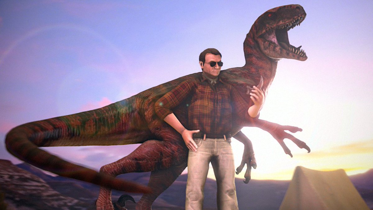 patrik_cauan's tweet image. grant and the utahraptor
#JurassicPark #jurassicparkbreakout