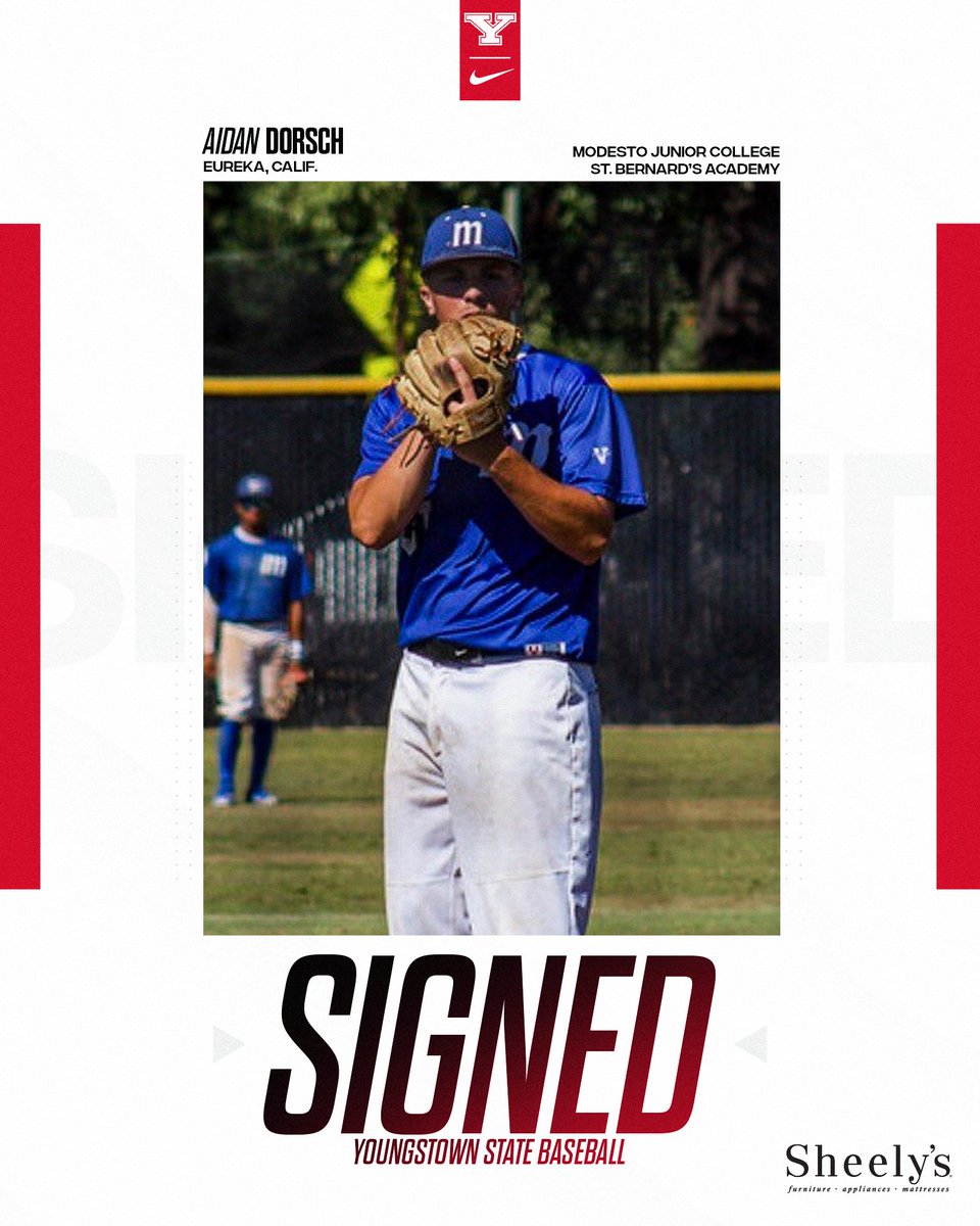 YSU Baseball π§ (@ysubaseball) on Twitter photo We're excited to welcome right-hander ππ’πππ§ ππ¨π«π¬ππ‘ to the YSU Baseball family βΌοΈπ§βΎοΈ
The Eureka, Calif., native spent the 2025 season at Modesto Junior College after two seasons at Folsom Lake College.
#GoGuins | <a href="/Aidandorsch707/">Aidan Dorsch</a> We're excited to welcome right-hander ππ’πππ§ ππ¨π«π¬ππ‘ to the YSU Baseball family βΌοΈπ§βΎοΈ
The Eureka, Calif., native spent the 2025 season at Modesto Junior College after two seasons at Folsom Lake College.
#GoGuins | <a href="/Aidandorsch707/">Aidan Dorsch</a>
