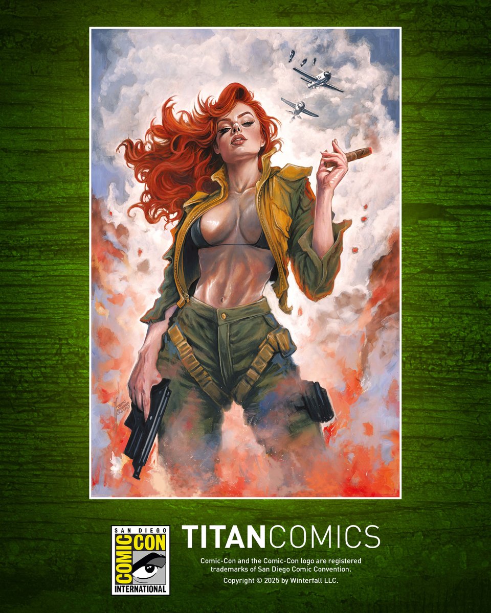 ComicsTitan's tweet image. Titan Comics are thrilled to announce their exclusives for SDCC 2025 (July 24–27)!
Titan will be bringing hotly-anticipated new comic launches, SDCC exclusive variant editions by superstar artists!
Find all here: bit.ly/3GMC1Tk
@tehani_farr @derrickchewart #SDCC